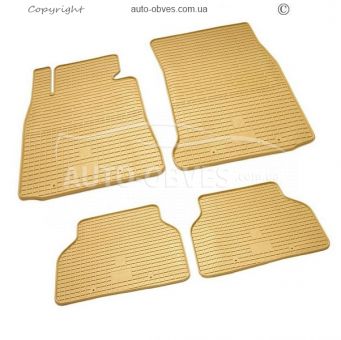 Floor mats BMW X1 E84 2009-2014 - type: 4pcs - beige фото 0