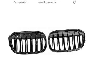 Front grille BMW X1 F48 2016-2022 black фото 2