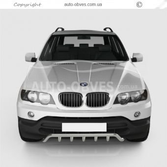 Защита переднего бампера BMW X5 E53 - тип: модельное изделие фото 2