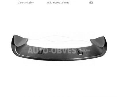 Rear window spoiler BMW X5 G05 - type: v3 natural carbon photo 4