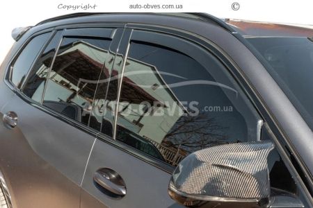Вітровики BMW X5 G05 2019-... - тип: вставні 4 шт фото 3