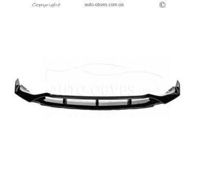 Front lip BMW X5 G05 - type: lip paradigm v3 2019-2022 black gloss фото 3