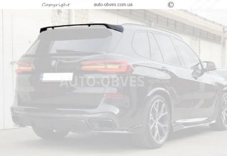Спойлер BMW X5 G05 - type: колір - чорний глянець фото 2