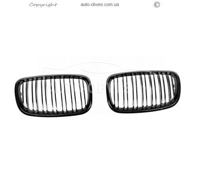 Radiator grille BMW X6 E71 - type: v2 gloss black фото 1