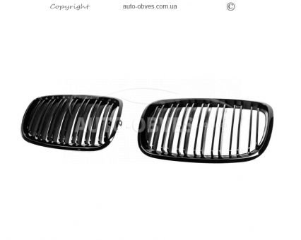 Radiator grille BMW X6 E71 - type: v2 gloss black фото 0