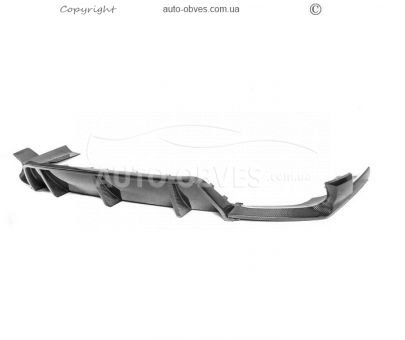 Дифузор заднього бампера BMW X6 G06 2019-2022 - type: carbon v1 для M-Sport фото 0