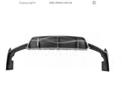 Дифузор заднього бампера BMW X6 G06 2019-2022 - type: carbon v1 для M-Sport фото 3