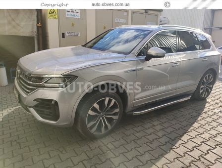 Бічні підніжки VW Touareg 2018-... - style: Voyager фото 3