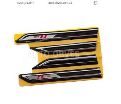 Nameplates Volkswagen R-Line 8425C - type: 145mm by 22mm фото 1