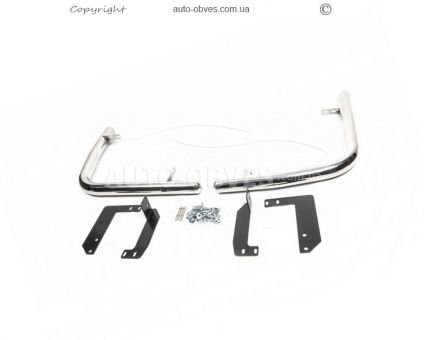 Rear bumper protection Mercedes Sprinter, VW Crafter - type: single corners for footrest фото 2