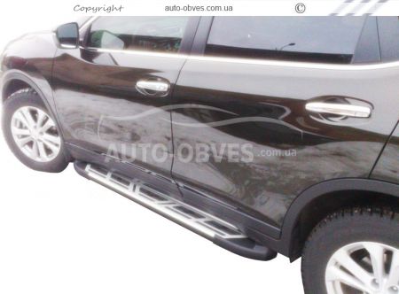 Running boards Nissan X-Trail 2017-2021 - Style: Audi фото 4