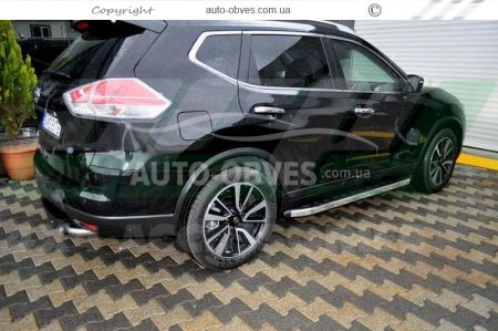 Profile running boards Nissan X-Trail t32 2014-2017 - Style: Range Rover фото 3