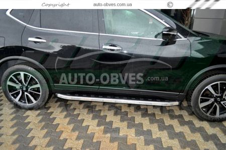 Profile running boards Nissan X-Trail t32 2014-2017 - Style: Range Rover фото 2