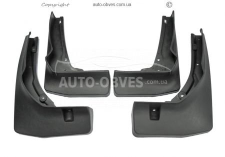 Mudguards Mercedes GLE Coupe without sills 2015-... -type: set 4pcs фото 6