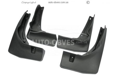 Mudguards Mercedes GLE Coupe without sills 2015-... -type: set 4pcs фото 0