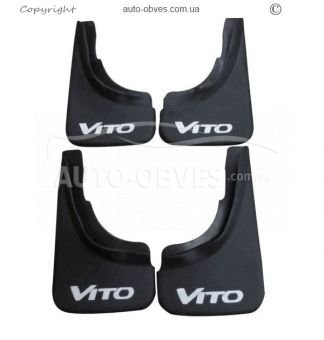 Mudguards Mercedes Vito -type: set of 4 pcs, without fasteners фото 0