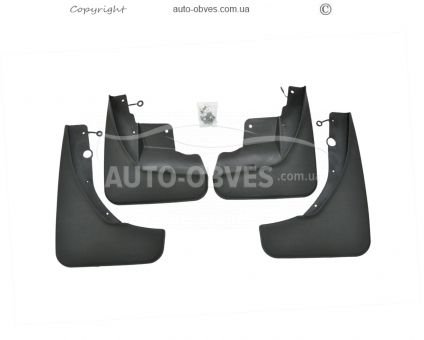 Mudguards model Jeep Grand Cherokee WK2 2010-... -type: set 4pcs фото 0