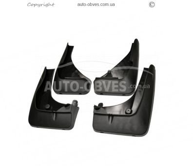 Mud flaps model BMW X5 F15 2013-2018 - type: set of 4 pieces, with thresholds фото 0