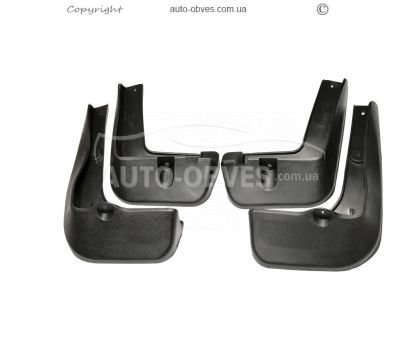 Mud flaps Hyundai Santa Fe 2013-2016 -type: set 4pcs фото 0