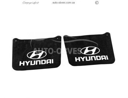 Mudguards Hyundai H100 1986-2017 - type: rear 2 pcs фото 1