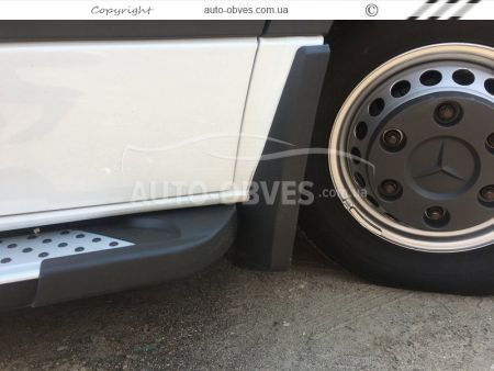 Mud flaps model Volkswagen Crafter 2006-2016 - type: 2 pcs Begel front for 1-2 roller фото 2