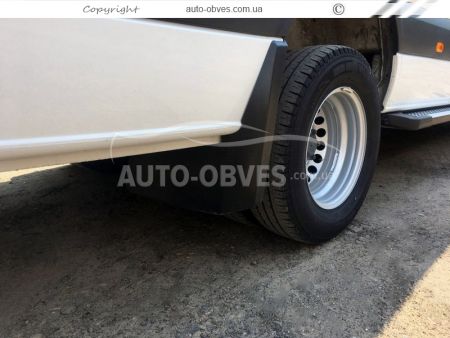 Mud flaps model Mercedes Sprinter 2006-2018 - type: for 2 roller Begel front and rear фото 1