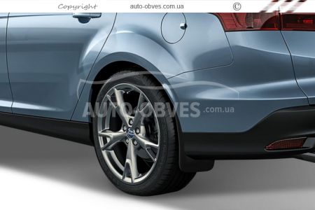 Mudguards Ford Focus 2016-2018 station wagon -type: rear 2pcs фото 1
