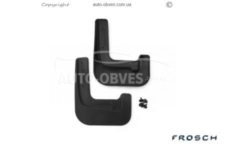 Mud flaps Hyundai Solaris sedan 2014-2016 sedan -type: front 2pcs фото 0