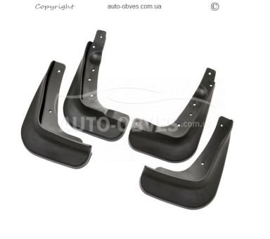 Mudguards Mitsubishi Lancer X 2007-... -type: set 4pcs фото 0