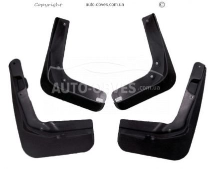 Mud flaps model Ford S-Max 2007-2014 - type: set of 4 pieces фото 0