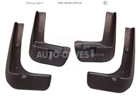 Mud flaps model Hyundai Santa Fe 3 2013-2016 -type: set 4pcs фото 0