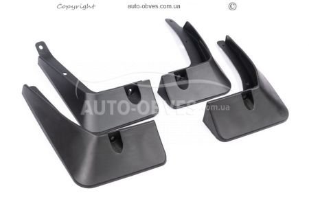 Mud flaps model Hyundai Santa Fe 4 2017-... -type: set 4pcs фото 0