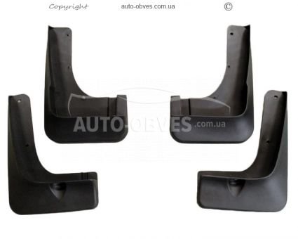 Mud flaps model Mitsubishi Outlander 2015-2020 -type: set 4pcs фото 0