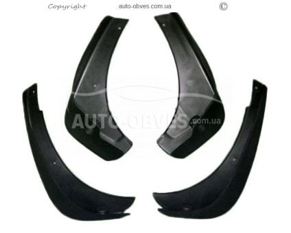 Mud flaps model Nissan Qashqai 2007-2010 -type: set 4pcs фото 0