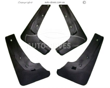 Mud flaps model Nissan X-trail t31 2007-2014 -type: set 4pcs фото 0