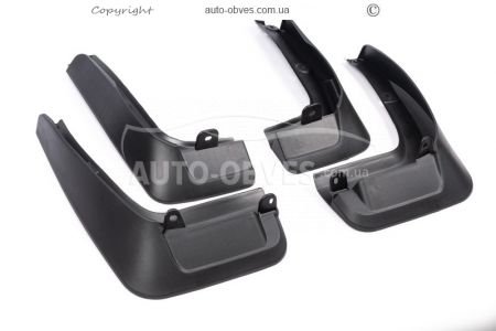 Mud flaps model Toyota Highlander 2014-2017 -type: set 4pcs фото 0