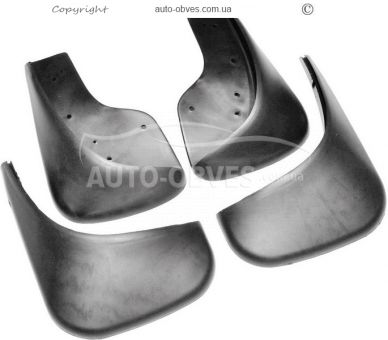 Mud flaps model Volkswagen Touran 2003-2010 - type: set 4 pieces фото 0