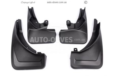 Mudguards model Mercedes GLE 167 - type: set of 4 pieces, with thresholds model 350 фото 1