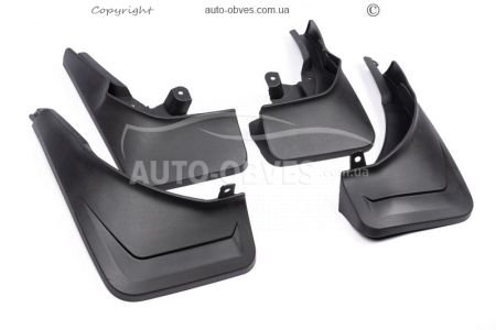 Mud flaps model Mercedes GLE 167 - type: set of 4 pieces, without thresholds model 350 фото 0
