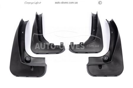 Mud flaps model BMW X3 F25 2010-2015 - type: set of 4 pieces, without thresholds фото 1