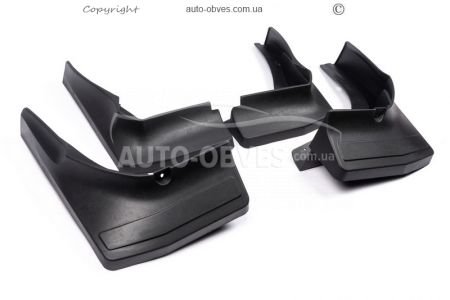 Mud flaps model Mercedes GL, GLS class X166 - type: set of 4 pieces, without thresholds фото 0