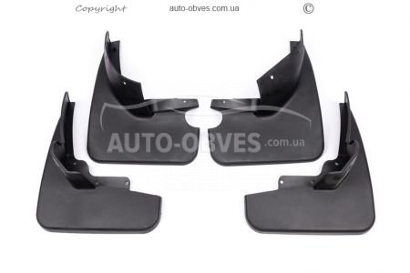 Mud flaps model Mercedes ML w164 - type: set of 4 pieces, without thresholds фото 1