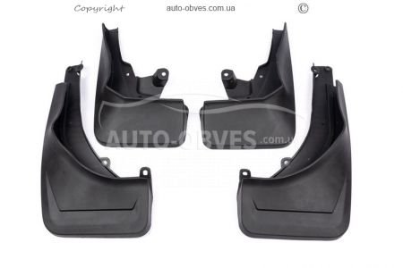 Mud flaps model Mercedes GLE 167 - type: set of 4 pieces, without thresholds model 450 фото 0