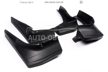 Mud flaps model Mercedes GL, GLS class X166 - type: set of 4 pieces, with thresholds фото 0