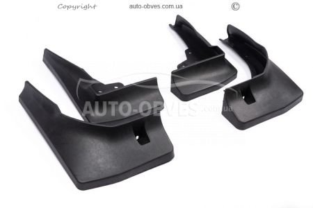 Mud flaps model Mercedes GLE coupe C292 - type: set of 4 pieces, with thresholds фото 1
