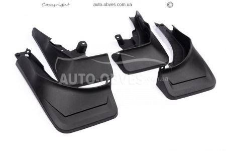 Mudguards model Mercedes GLE 167 - type: set of 4 pieces, with thresholds model 450 фото 0