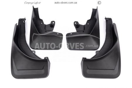 Mudguards model Mercedes GLE 167 - type: set of 4 pieces, with thresholds model 450 фото 1