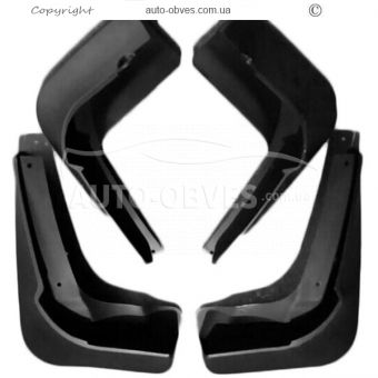 Mudguards model Audi A4 B9 2020-... -type: set 4pcs фото 0