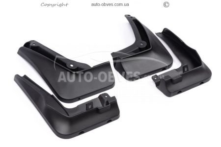 Mud flaps model BMW 3 series E90, 91, 92, 93 2005-2011 - type: set of 4 pieces фото 0
