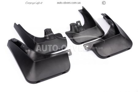 Mud flaps model BMW 5 series F10, 11, 07 2010-2016 - type: set of 4 pieces фото 1